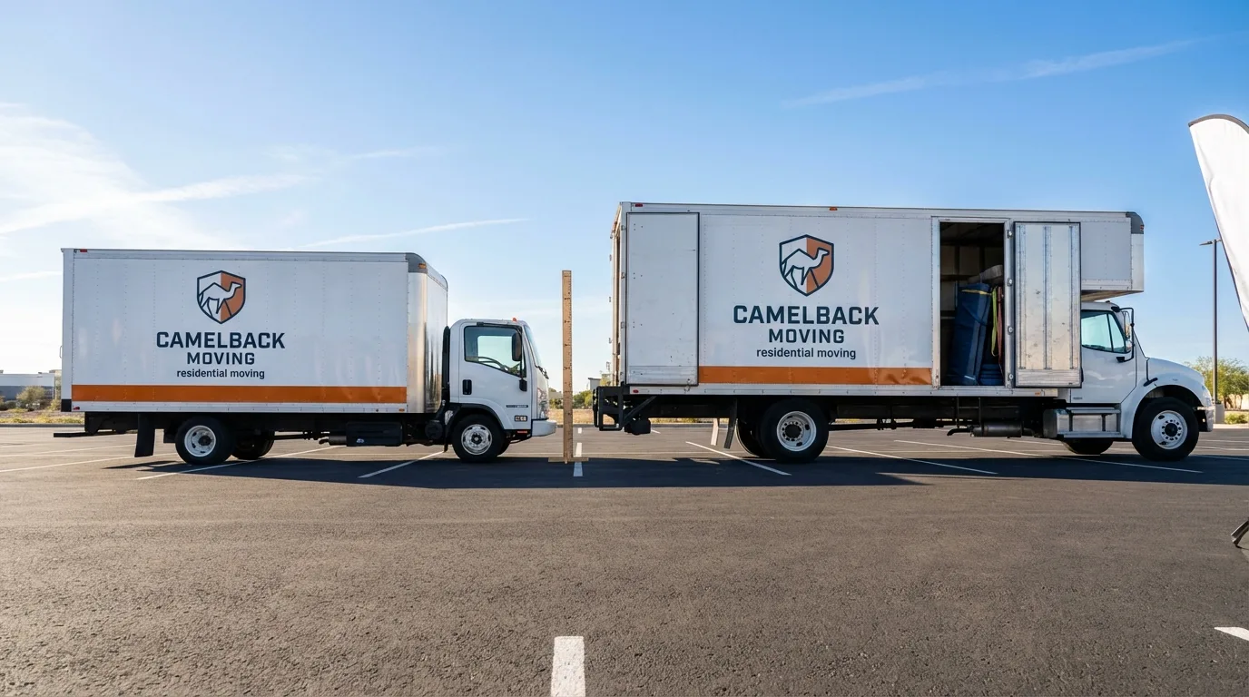 Moving truck size capacity guide in Christiansburg